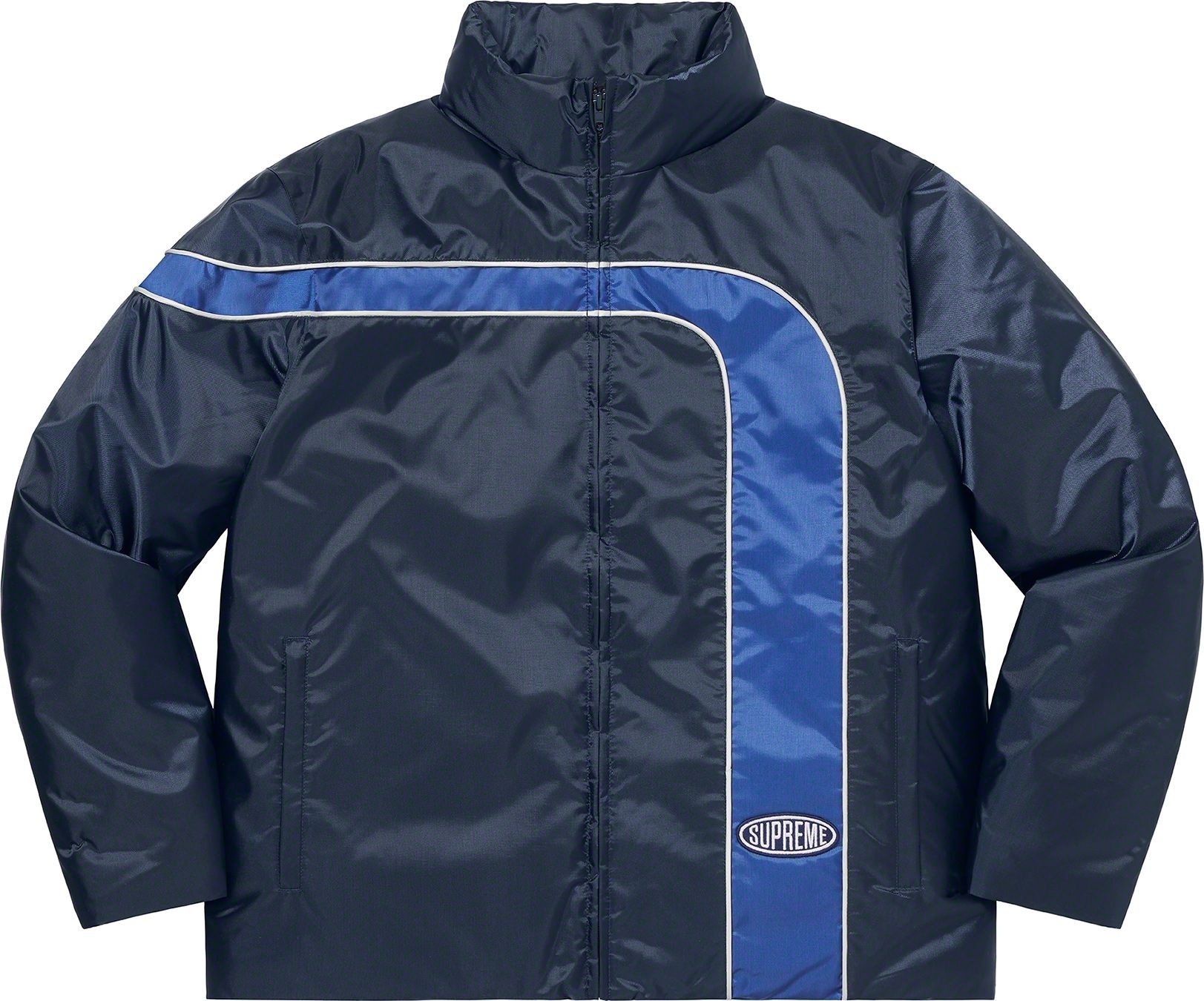 Stripe Puffer Jacket view 4